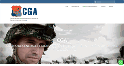 Desktop Screenshot of cga.org.co