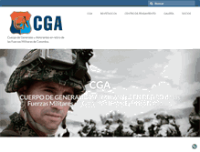 Tablet Screenshot of cga.org.co