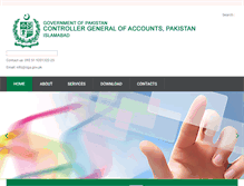 Tablet Screenshot of cga.gov.pk